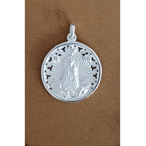 COLGANTE PLATA VIRGEN DESAMP. 22M BAÑO O                                                            