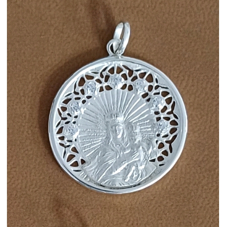COLGANTE PLATA VIRGEN CARMEN 30 M                                                                   
