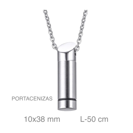 GARGANTILLA ACERO PORTACENIZAS                                                                      