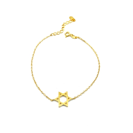 PULSERAS PLATA LISA BAÑO ORO                                                                        
