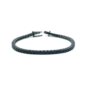 PULSERAS PLATA RIVIER 4 GA 3MM 18CM RUTE                                                            