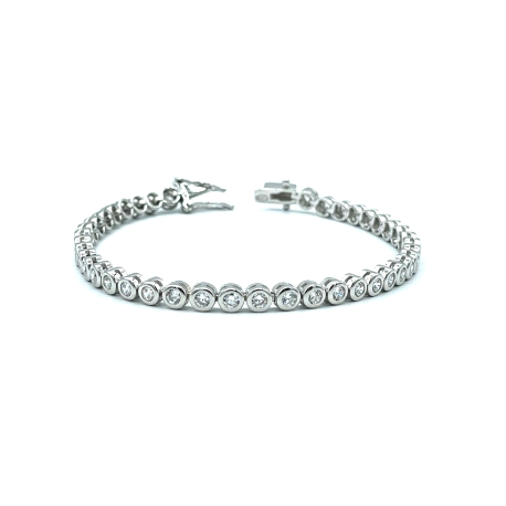 PULSERAS PLATA RIVIER CHATON 2,5 MM 18 C                                                            