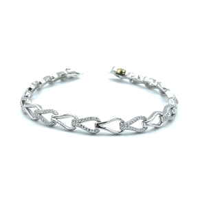 PULSERAS PLATA CIRCONITAS                                                                           