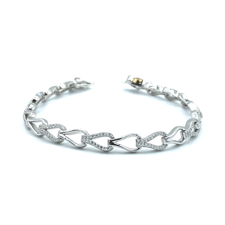PULSERAS PLATA CIRCONITAS                                                                           