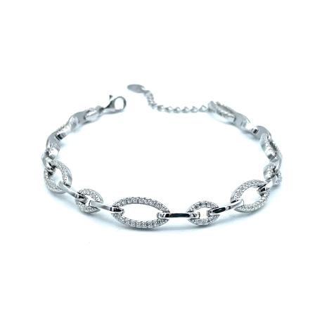 PULSERAS PLATA CIRCONITAS                                                                           