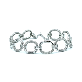 PULSERAS PLATA CIRCONITAS                                                                           