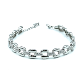 PULSERAS PLATA CIRCONITAS                                                                           