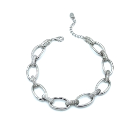 PULSERAS PLATA CIRCONITAS                                                                           