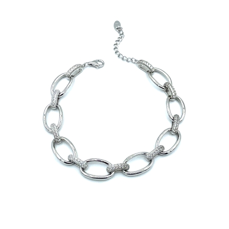 PULSERAS PLATA CIRCONITAS                                                                           
