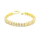 PULSERAS PLATA CIRCONITAS BAÑO ORO                                                                  