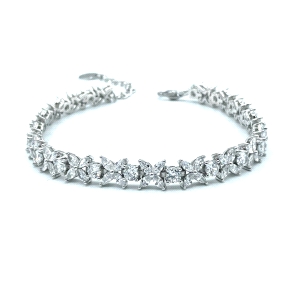 PULSERAS PLATA CIRCONITAS                                                                           