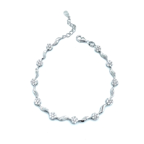 PULSERAS PLATA CIRCONITAS                                                                           