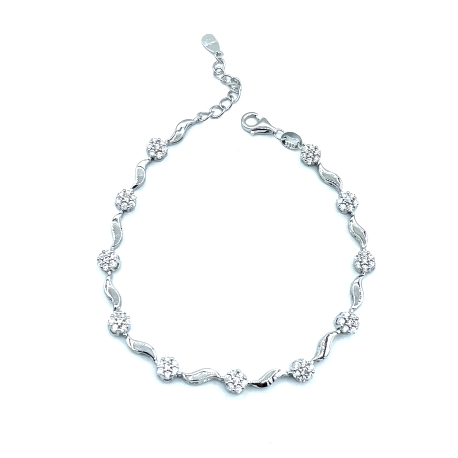 PULSERAS PLATA CIRCONITAS                                                                           