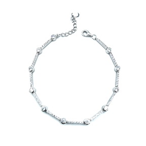 PULSERAS PLATA CIRCONITAS                                                                           