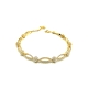 PULSERAS PLATA CIRCONITAS BAÑO ORO                                                                  