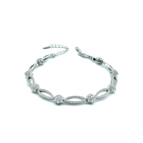 PULSERAS PLATA CIRCONITAS                                                                           