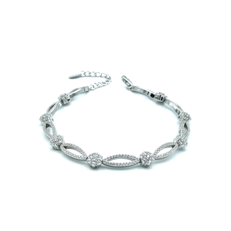 PULSERAS PLATA CIRCONITAS                                                                           
