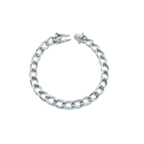 PULSERAS PLATA CIRCONITAS                                                                           