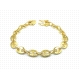 PULSERAS PLATA CIRCONITAS BAÑO ORO                                                                  