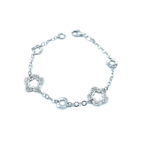 PULSERAS PLATA LISA CALADA                                                                          