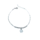 PULSERAS PLATA CRISTAL                                                                              
