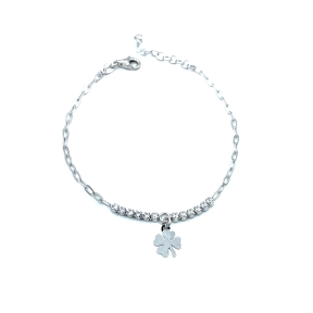 PULSERAS PLATA CRISTAL                                                                              