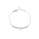 PULSERAS PLATA CRISTAL                                                                              