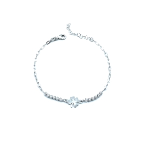 PULSERAS PLATA CRISTAL                                                                              
