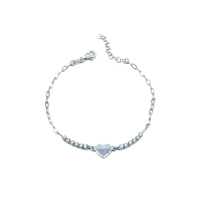 PULSERAS PLATA CRISTAL                                                                              