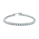 PULSERAS PLATA RIVIER 4 MM 21 CM                                                                    