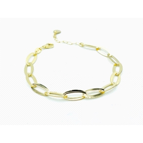 PULSERAS PLATA BAÑO ORO                                                                             