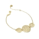 PULSERAS PLATA LISA BAÑO ORO                                                                        