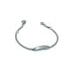 PULSERAS PLATA BEBE PLACA                                                                           