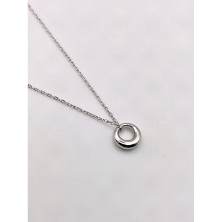 GARGANTILLA PLATA LISA                                                                              