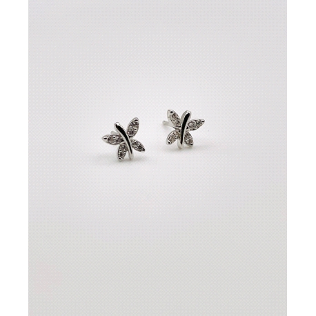 PENDIENTE PLATA CIRCONITAS                                                                          