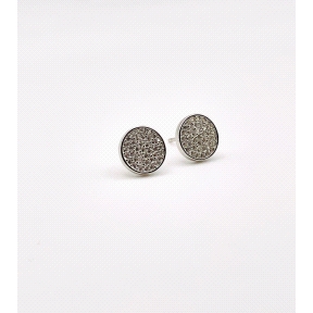 PENDIENTE PLATA CIRCONITAS                                                                          