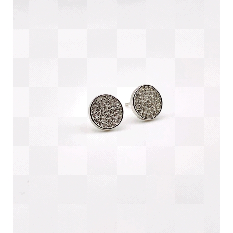 PENDIENTE PLATA CIRCONITAS                                                                          