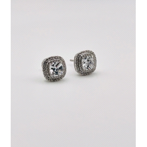 PENDIENTE PLATA CIRCONITAS                                                                          