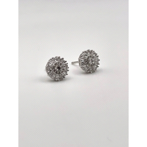 PENDIENTE PLATA CIRCONITAS                                                                          