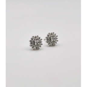 PENDIENTE PLATA CIRCONITAS                                                                          