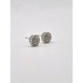 PENDIENTE PLATA CIRCONITAS                                                                          