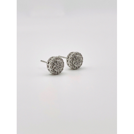 PENDIENTE PLATA CIRCONITAS                                                                          