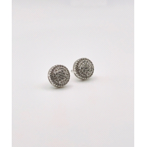 PENDIENTE PLATA CIRCONITAS                                                                          