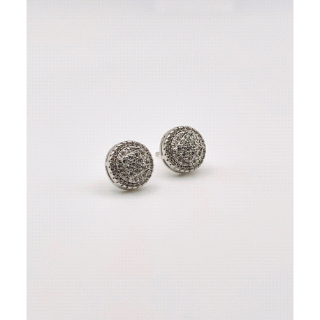 PENDIENTE PLATA CIRCONITAS                                                                          