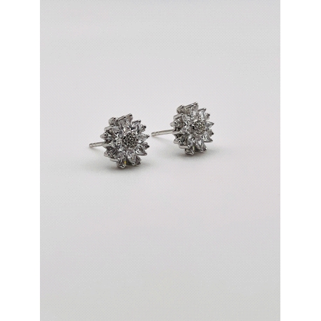 PENDIENTE PLATA CIRCONITAS                                                                          