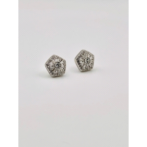 PENDIENTE PLATA CIRCONITAS                                                                          