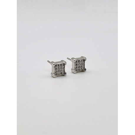 PENDIENTE PLATA CIRCONITAS 6 MM                                                                     