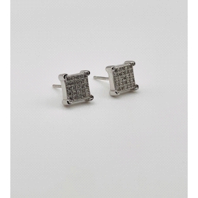 PENDIENTE PLATA CIRCONITAS                                                                          