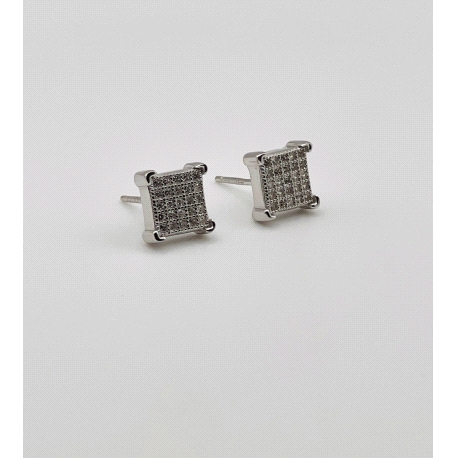PENDIENTE PLATA CIRCONITAS                                                                          