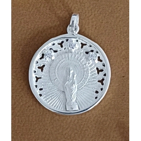 COLGANTE PLATA VIRGEN PILAR 22 M                                                                    